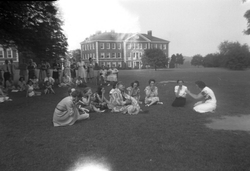 2.15.3-42: Social activities on campus, June 1947