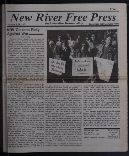 New River Free Press, December 1990