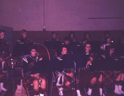 Highlander Band at the Campus Carnival