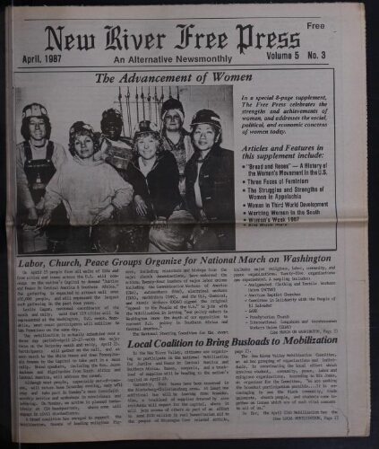 New River Free Press, April 1987