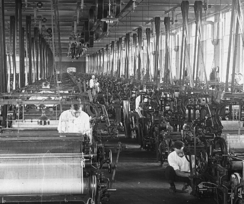 Weaving Room, Silk Mills, Paterson, N.J.