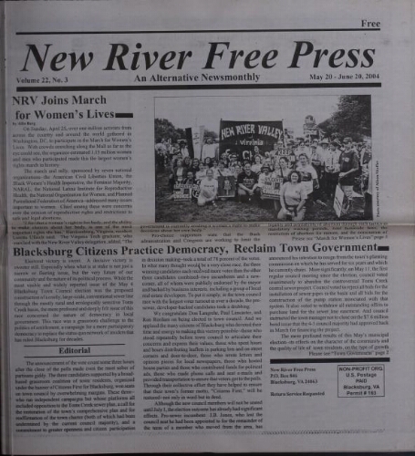 New River Free Press, May 2004
