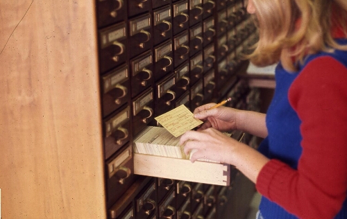 McConnell Library Card Catalog