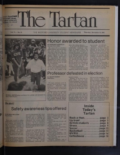 Tartan, 1985-11-14