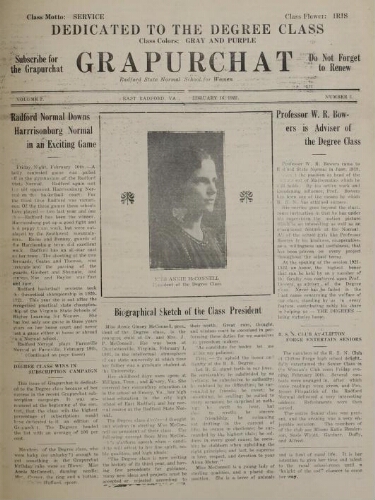 Grapurchat, Febuary 16, 1922