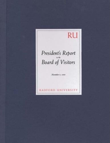 Dr. Douglas Covington - President's Report to the Board of Visitors - 11-9-1999