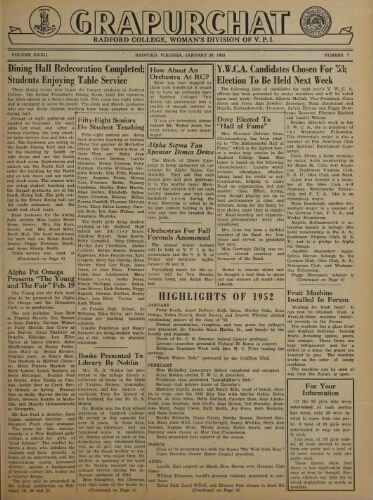 Grapurchat, January 30, 1953
