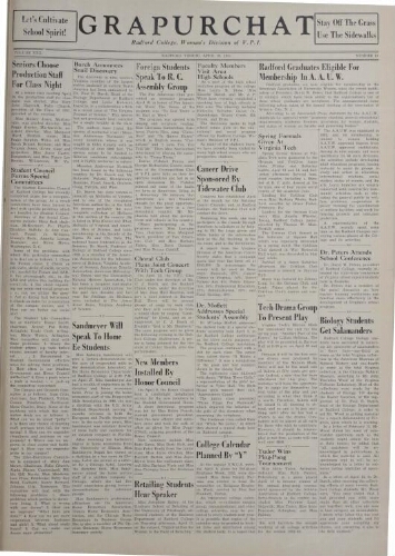 Grapurchat, April 20, 1951