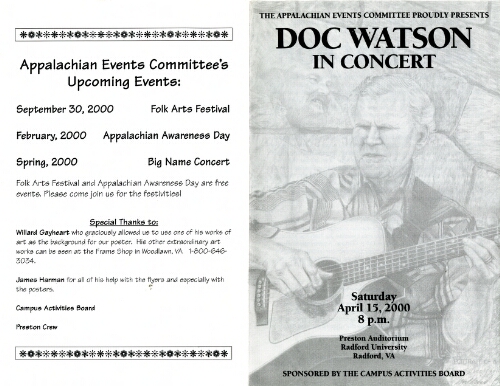 Doc Watson in Concert