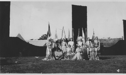 1.4.16: Scene from the McCormick Day Festival at Blacksburg in which the Radford College students took part, 1933