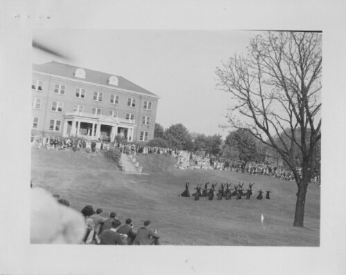 May Day in front of Madame Russell Hall