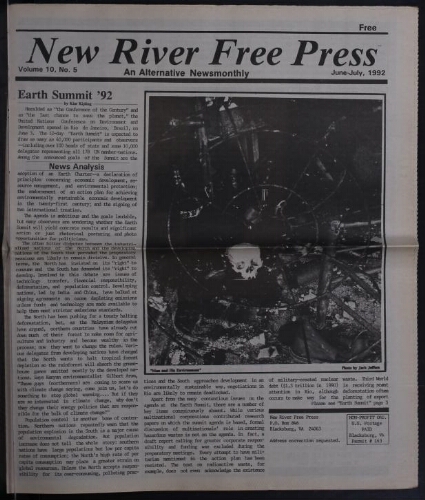 New River Free Press, June 1992
