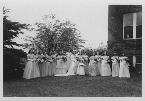 2.22.5-8: May Day festivities, Radford Campus, 1940s