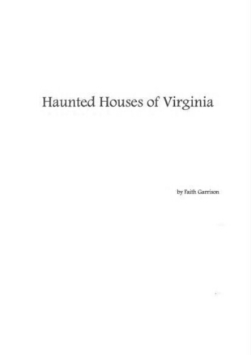Haunted Houses of Virginia