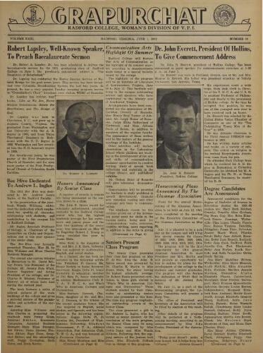 Grapurchat, June 1, 1952