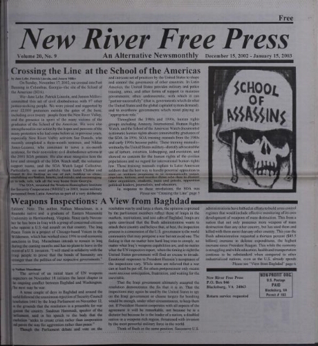 New River Free Press, December 2002