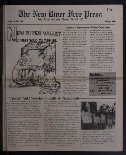 New River Free Press, July 1985