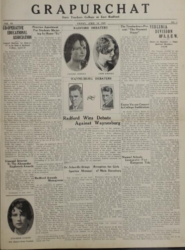 Grapurchat, April 19, 1929