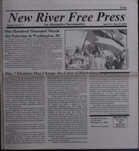 New River Free Press, April 2002