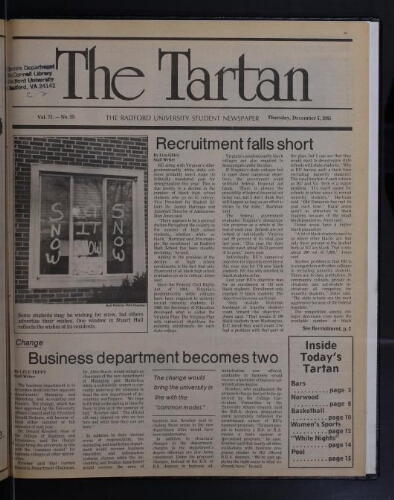 Tartan, 1985-12-05