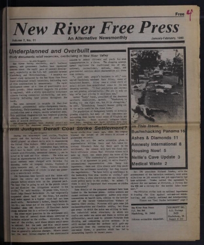 New River Free Press, January 1990