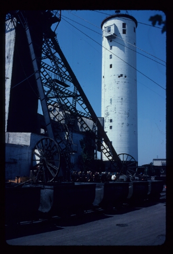 Hoist Tower-Deep Shaft Mine-Donetsk, USSR