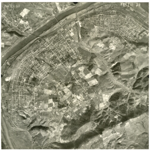 Aerial Map of Radford, Virginia