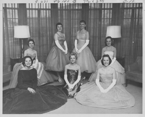 4.12.7: Cotillion Club officers, 1960