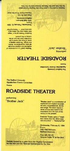 Roadside Theatre performing Brother Jack