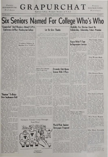 Grapurchat, November 18, 1949
