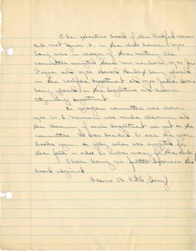 Executive Board Minutes, 1936