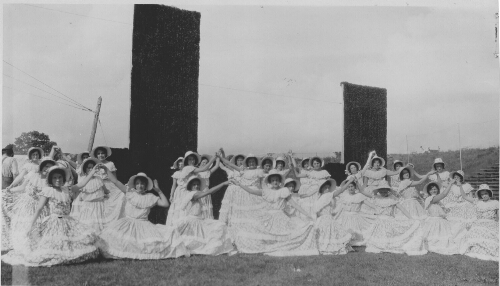 1.4.17: Scene from the McCormick Day Festival at Blacksburg in which the Radford College students took part, 1933