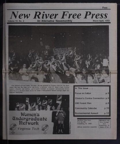 New River Free Press, March 1992