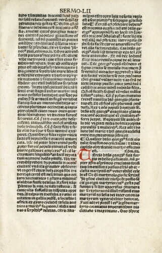 Leaf from Incurable Sermons of Carracciolus