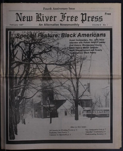 New River Free Press, February 1987
