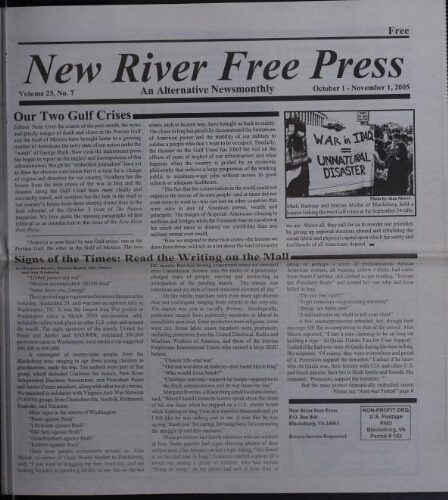 New River Free Press, October 2005