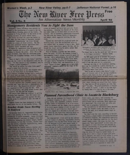 New River Free Press, April 1985