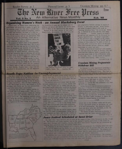 New River Free Press, February 1985