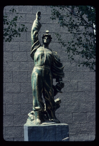 Brass Statue of Coal Miner Donetsk (Check) USSR