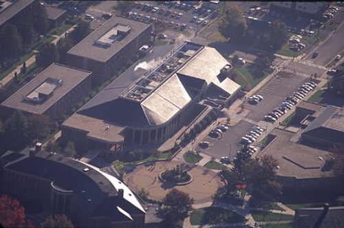 Aerial photograph of Radford University campus, Fall 1995..