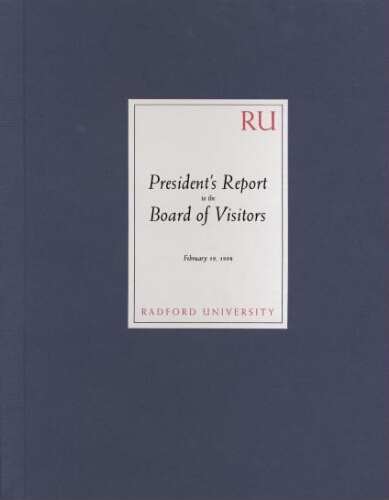Dr. Douglas Covington - President's Report to the Board of Visitors - 2-19-1998