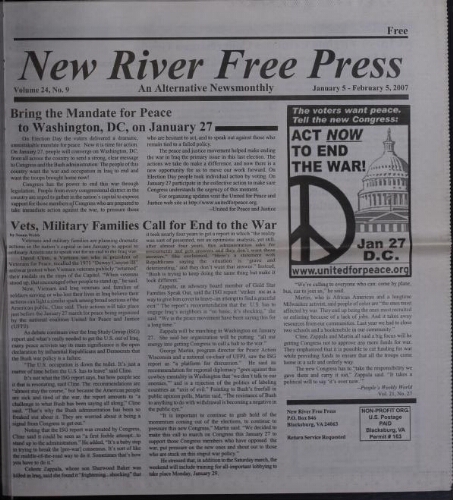 New River Free Press, January 2007