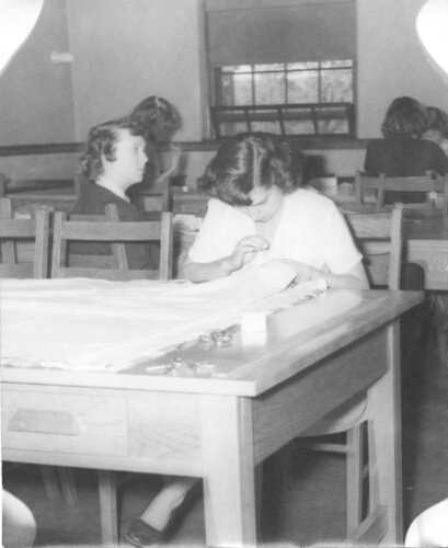 1.20.6: Students sewing in class, c. 1930s