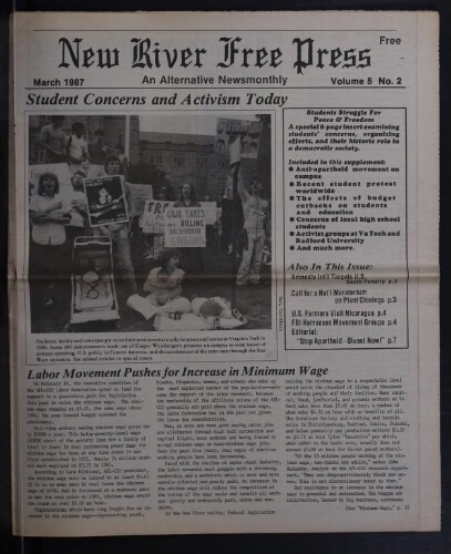 New River Free Press, March 1987