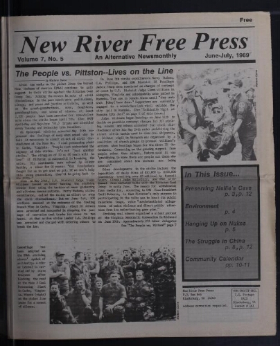 New River Free Press, June 1989