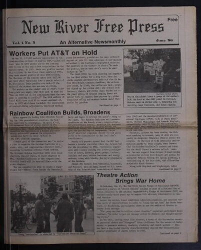New River Free Press, June 1986