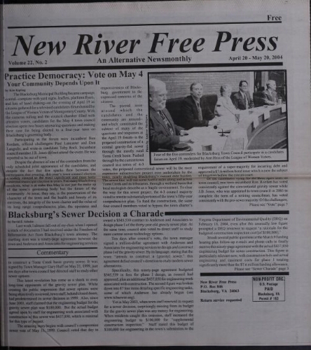 New River Free Press, April 2004