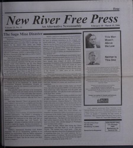 New River Free Press, February 2006