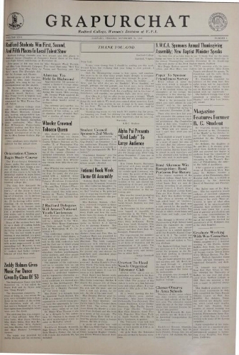 Grapurchat, November 24, 1950