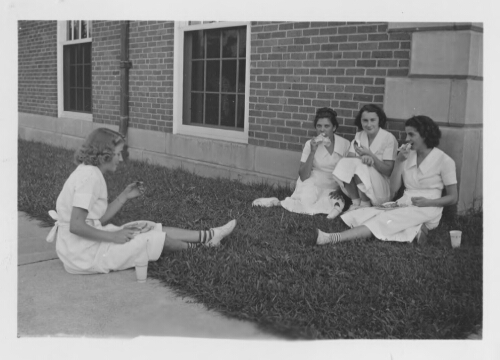 1.24.4: Students at Campus Supper, Summer 1938